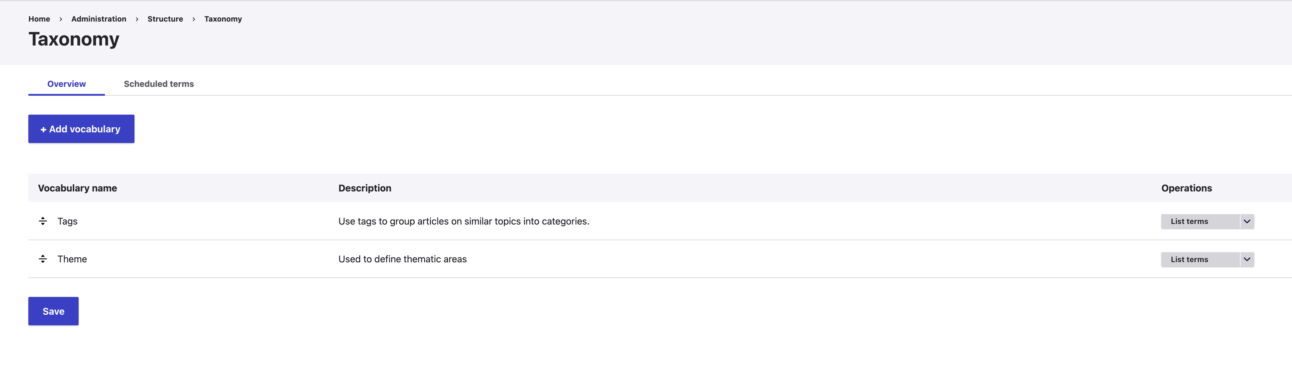 Manage Tags and Themes – APEx - Documentation Portal
