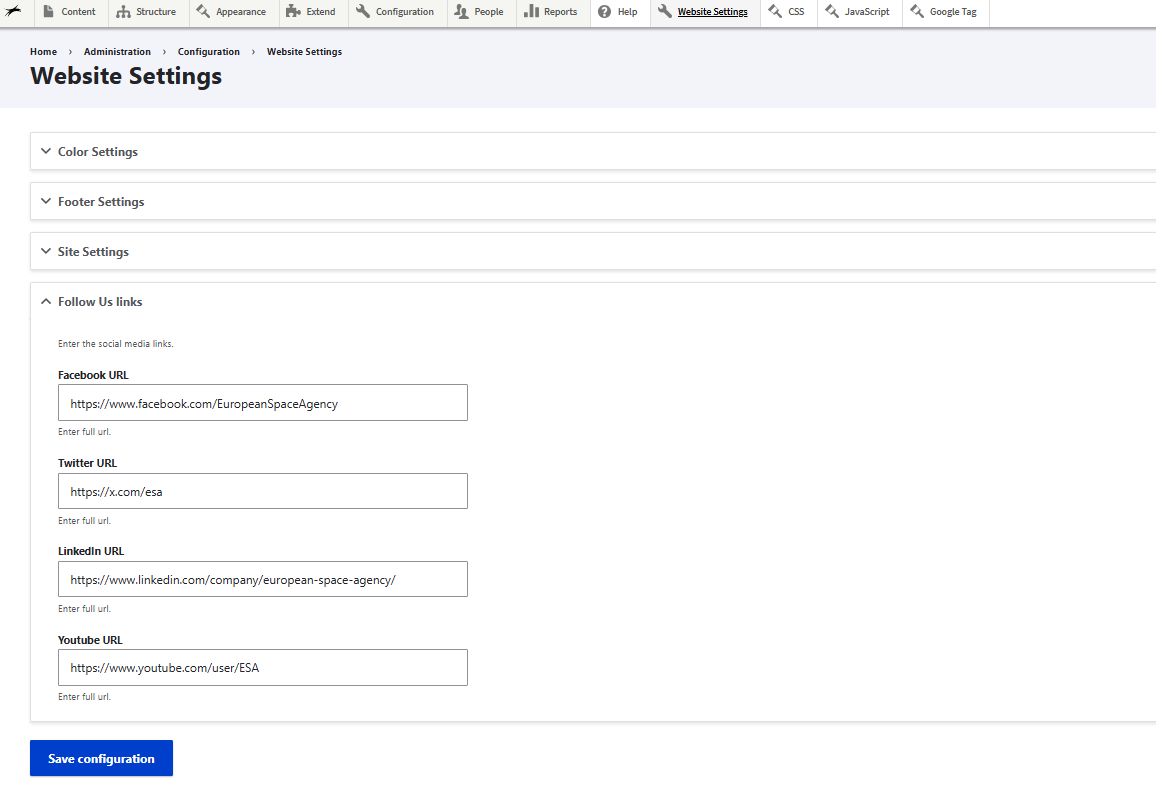 Footer - Socials