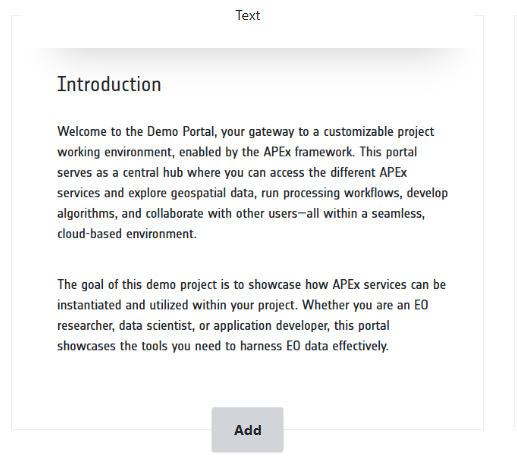Example - Text