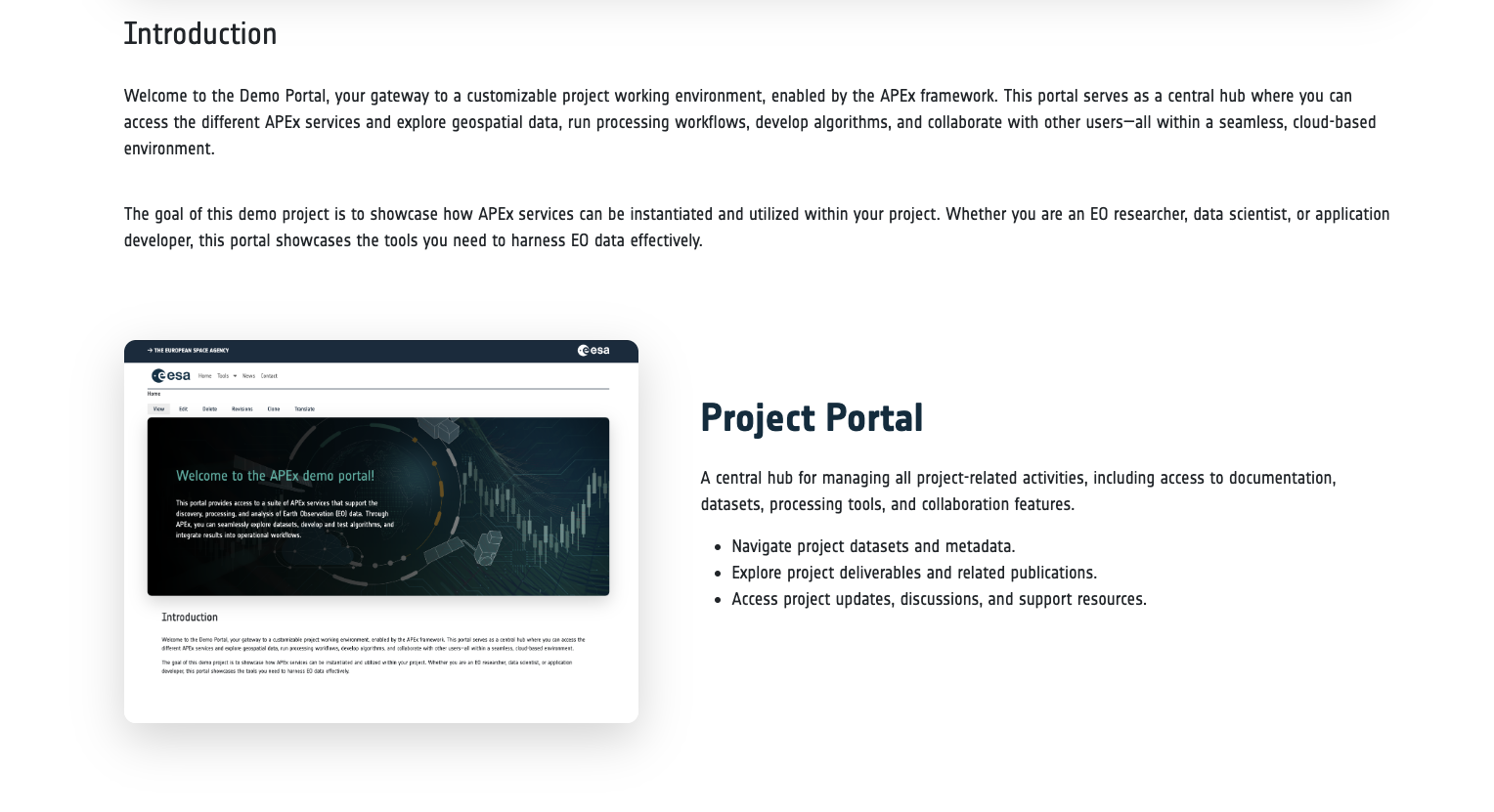 Example - Text and visual