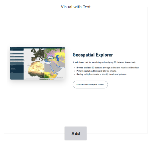 Example - Text with Visual