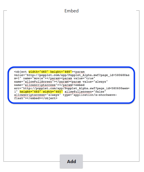 Web Form - Embed Paragraph