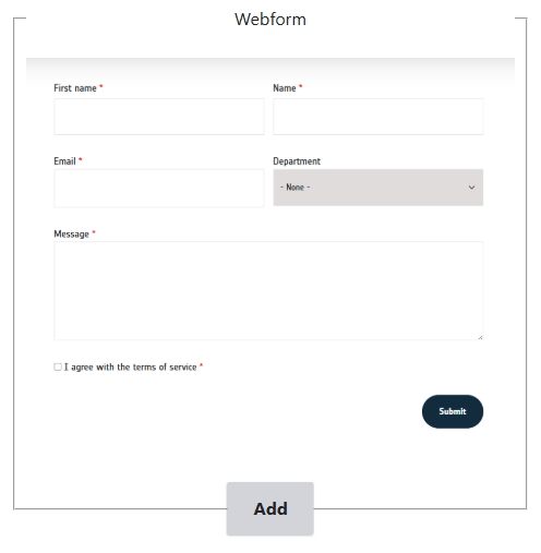 Web Form - Paragraph